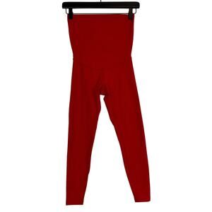 Beyond Yoga Beyond The Bump Maternity Leggings Red - XS